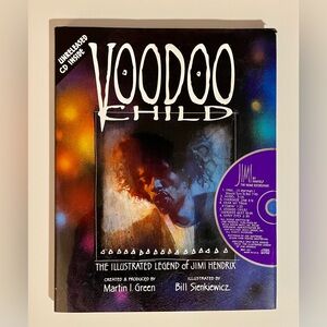 Voodoo Child Illustrated Legend of Jimi Hendrix Book & Unreleased CD NWT